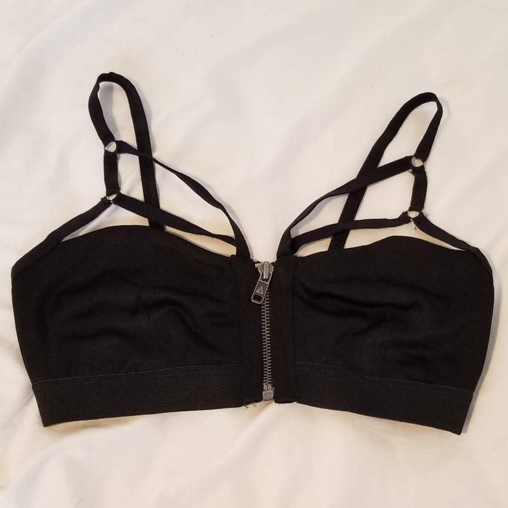LA Gypsy Strappy Zipper Bandeau